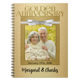 Cuaderno 50.º Boda Dorado Annivsersary Guest