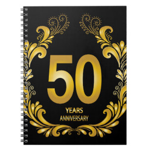 Cuaderno 50 años de Purpurina de oro