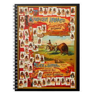 Cuaderno 50 famosos jefes indígenas nativos americanos