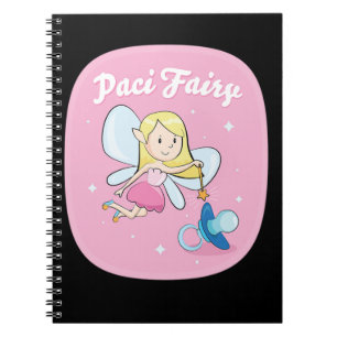 Cuaderno 59.Pacifier Fairy for Chicas Cute Sharp Fairy Gift
