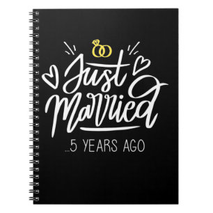 Cuaderno 5.º Aniversario Boda