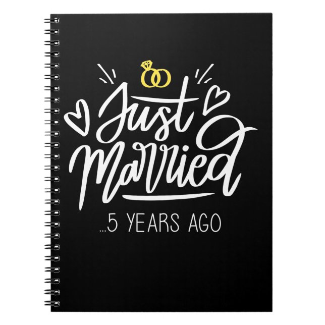 Cuaderno 5.º Aniversario Boda (Frente)