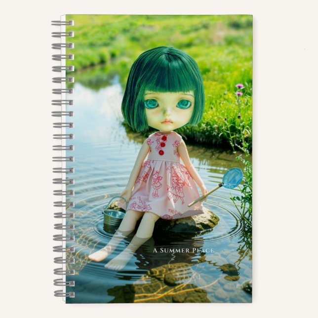 Cuaderno 5.5x8.5 Diario: Un lugar de verano (Anverso)