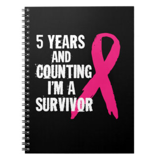 Cuaderno 5 años y contando que soy un sobreviviente de cánc