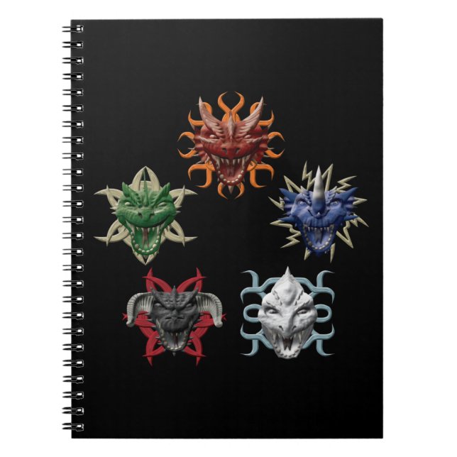 Cuaderno 5 dragones (Frente)