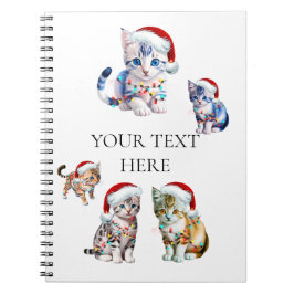 Cuaderno 5 Navidades Gatitos