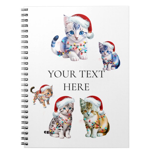 Cuaderno 5 Navidades Gatitos (Frente)