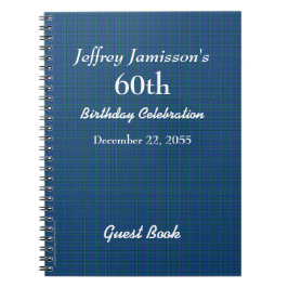 Cuaderno 60.ª fiesta de cumpleaños Espiral de libro de invi