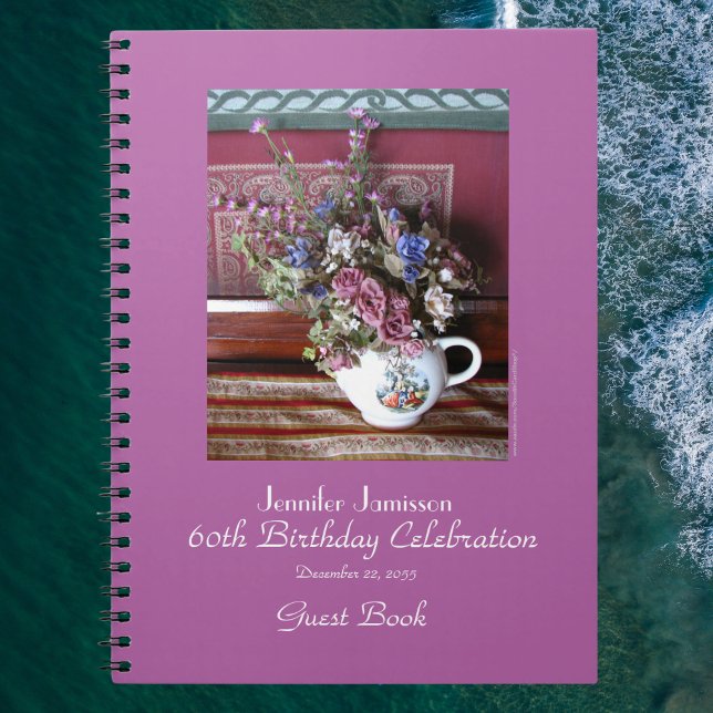 Cuaderno 60.º libro de invitados de fiesta de cumpleaños, v (Subido por el creador)