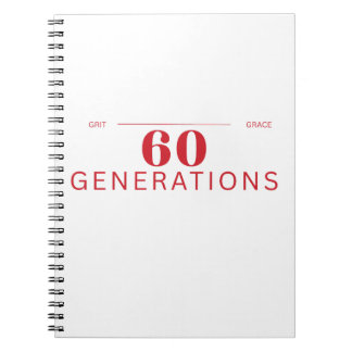 Cuaderno 60 generaciones de tenacidad y gracia