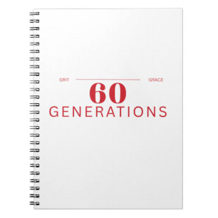 Cuaderno 60 Generaciones de Tenacidad y Gracia