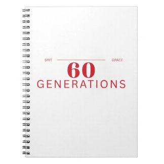 Cuaderno 60 Generations of Grit & Grace