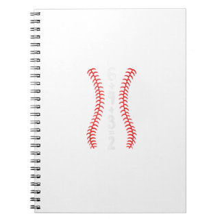 Cuaderno 6432 Béisbol Math Mom Dad Gift Funny 6432 Double