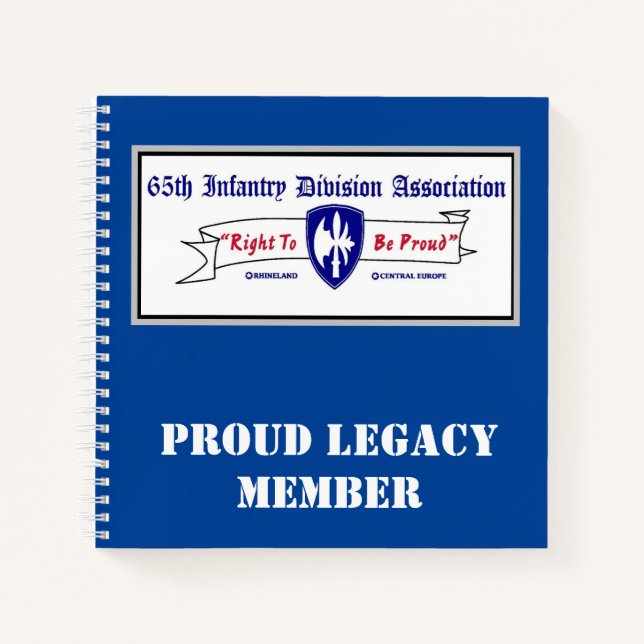 Cuaderno 65.ª División de Infantería (Anverso)
