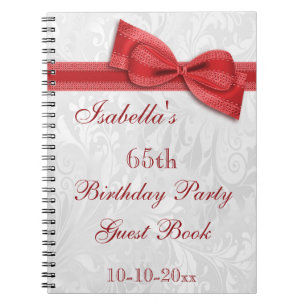 Cuaderno 65.o Damasco y arco de la fiesta de cumpleaños