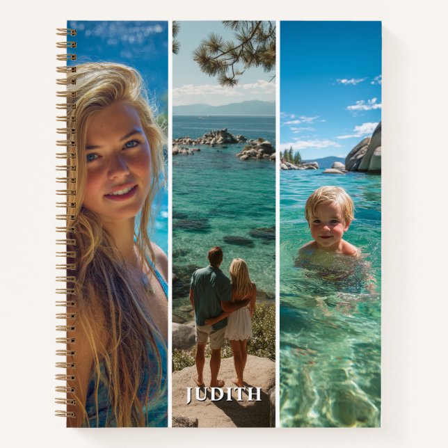 Cuaderno 6 Long Vertical Strip Boho Photo (Anverso)