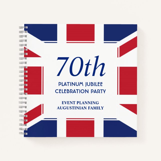Cuaderno 70.º Jubileo Platinum (Anverso)
