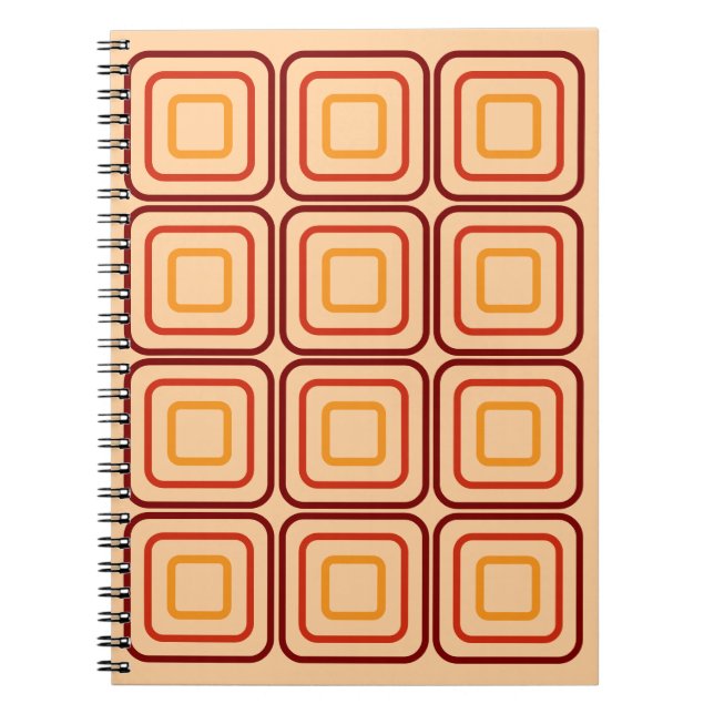 Cuaderno 70s square pattern (Frente)