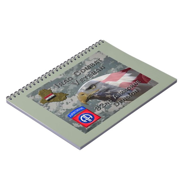 Cuaderno 82.º Veterano de Combate Iraquí (Lado Izquierdo)