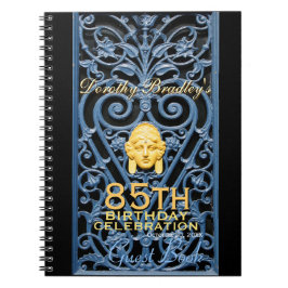 Cuaderno 85ª Celebración de Cumpleaños Art Deco Personaliza