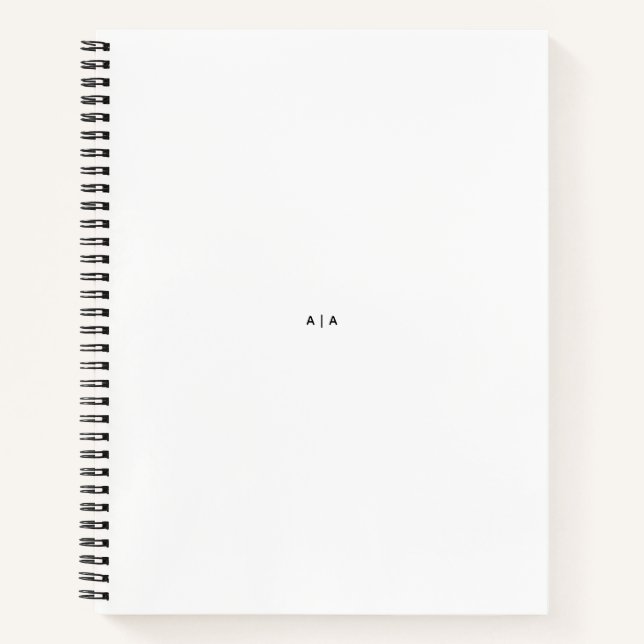 Cuaderno 8,5" x 11" (Anverso)