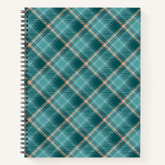 Cuaderno 8.5x11 Espiral portátil Eire Plaid