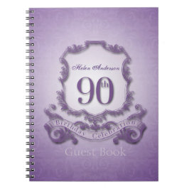 Cuaderno 90.º Personalizado de la celebración de cumpleaños
