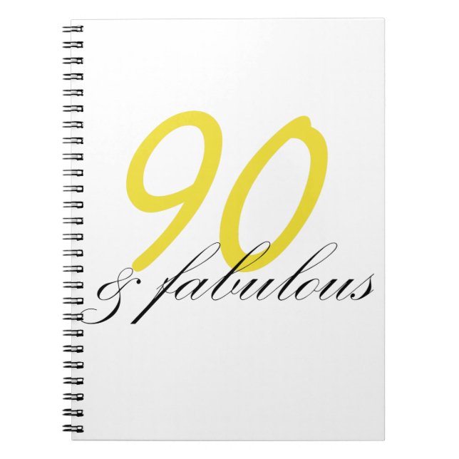 Cuaderno 90 y fabuloso (Frente)