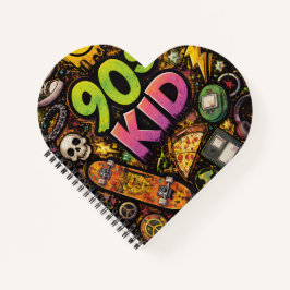 Cuaderno 90s Kids Retro Pizza Fun Pattern