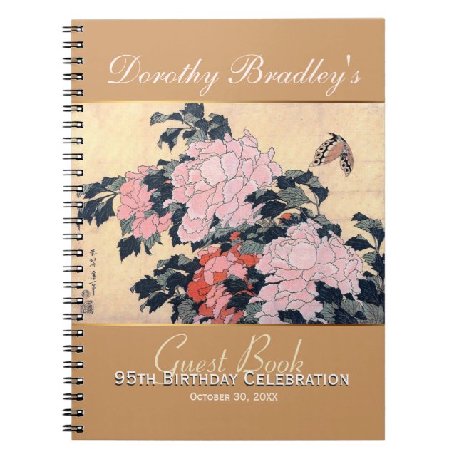 Cuaderno 95ª Celebración de Cumpleaños Mariposa Personaliza (Frente)