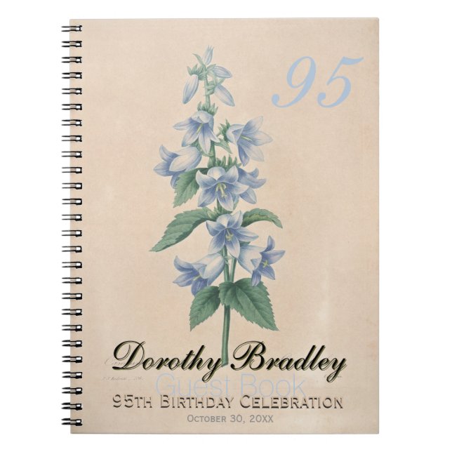 Cuaderno 95.ª Fiesta de Cumpleaños Libro de Personalizados  (Frente)
