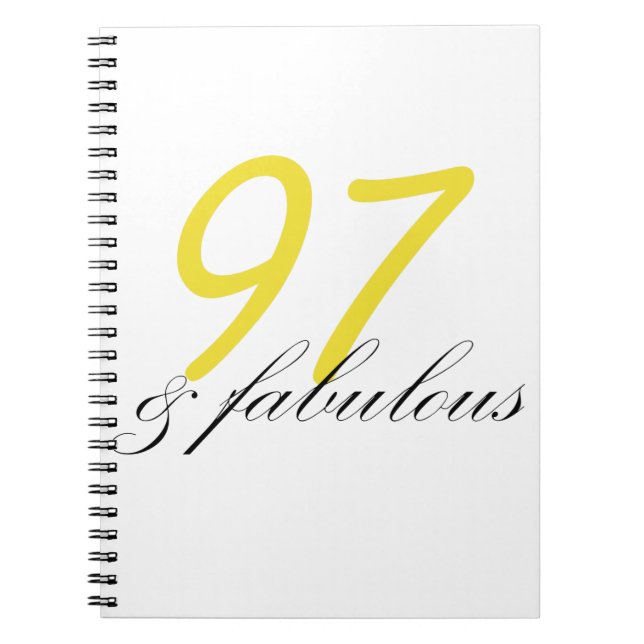 Cuaderno 97 y fabuloso (Frente)