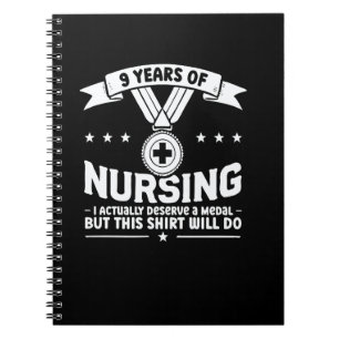 Cuaderno 9 Años de Enfermería Merecen una Medalla Enfermera