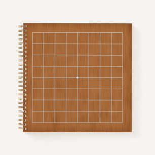 Cuaderno 9x9 Goban con Personalizable de Líneas Blancas (ma