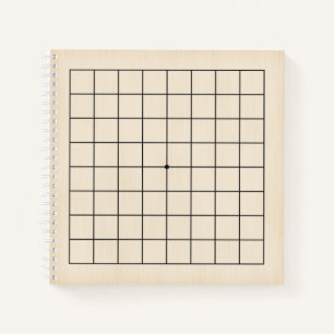 Cuaderno 9x9 Goban para rompecabezas y Personalizable de ju