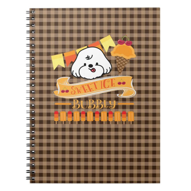 Cuaderno a bubong le encanta el helado (Frente)