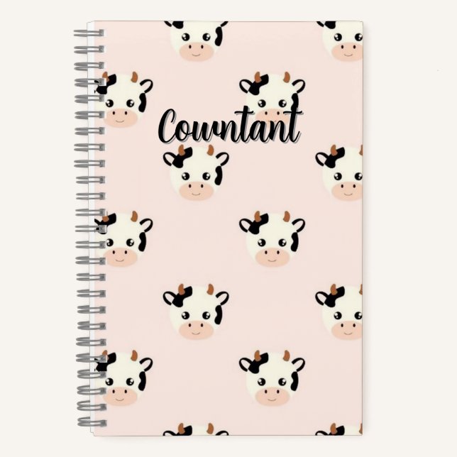 Cuaderno A-Cowntante personalizable (Anverso)