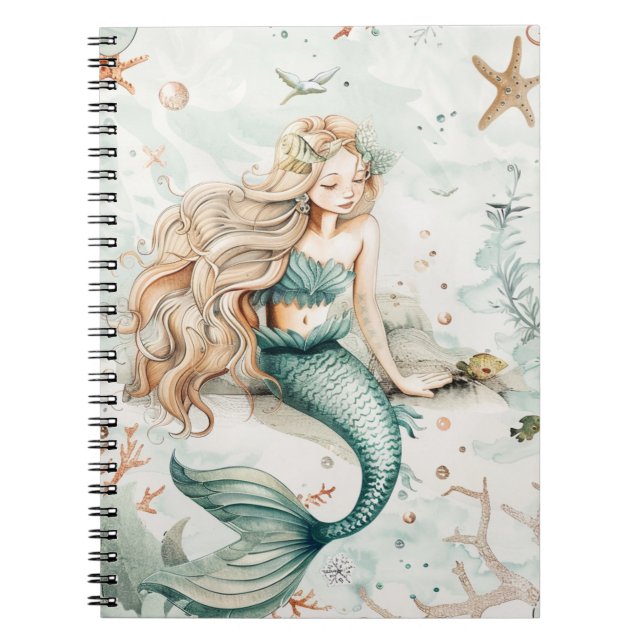 Cuaderno A Cute Mermaid (Frente)
