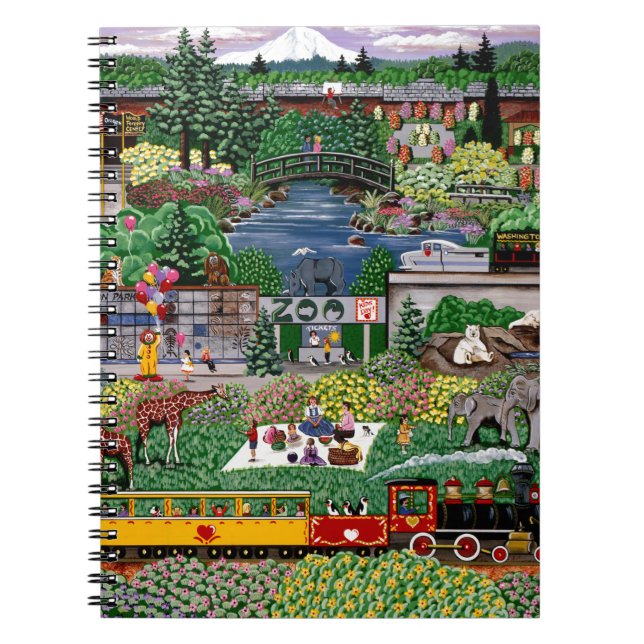 Cuaderno A Day at the Zoo (Frente)
