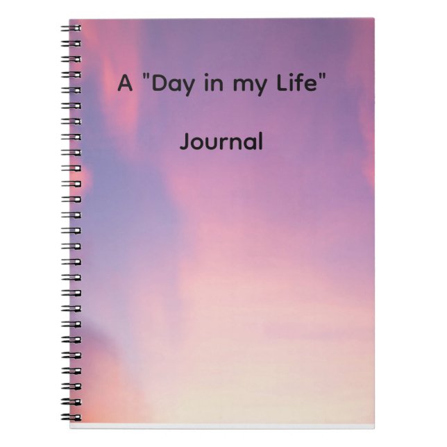 Cuaderno A Day in my Life Journal; (Frente)