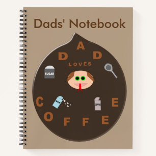 Cuaderno A Divertido Padre Monster Le Encanta El Bloc De No
