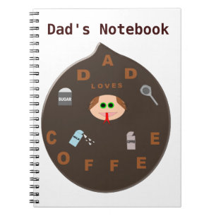 Cuaderno A Divertido Padre Monster Le Encanta El Personaliz
