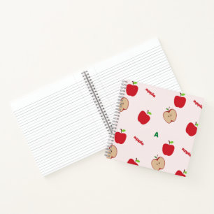 Cuaderno A es para rosa manzana