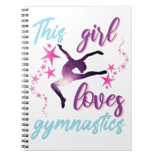 Cuaderno A este Chica le encanta el salto de las estrellas 