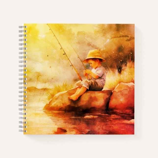 Cuaderno A Fishing Day  (Anverso)