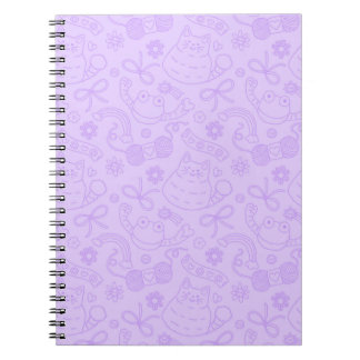 Cuaderno "A Friend for Everyone" Pattern Notebook Lavender