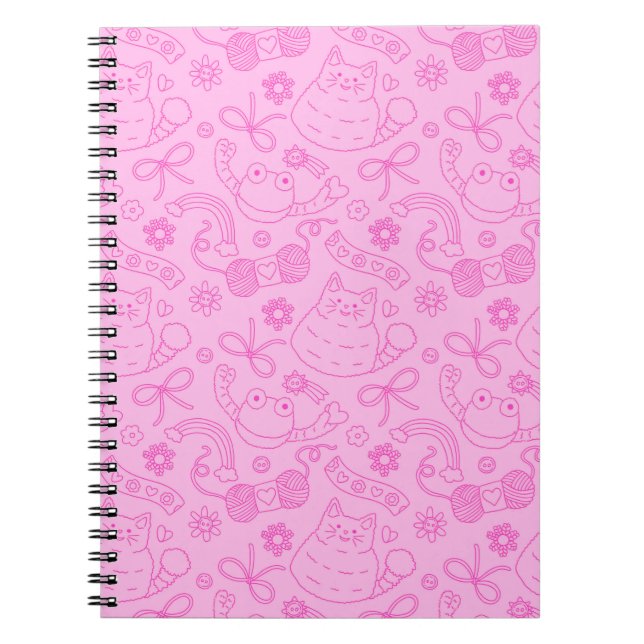 Cuaderno "A Friend for Everyone" Pattern Notebook Pink (Frente)