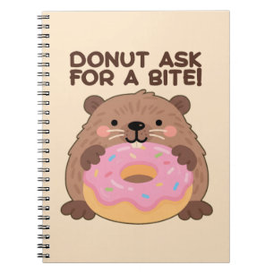 Cuaderno A fun play on words Castor & Dona