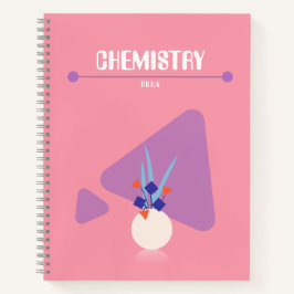Cuaderno A geometric floral Notebook with whimsical colours