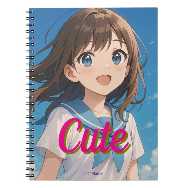 Cuaderno A Girl under the Summer Sky (Frente)